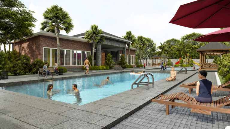 KOLAM RENANG MODERN ESTATE