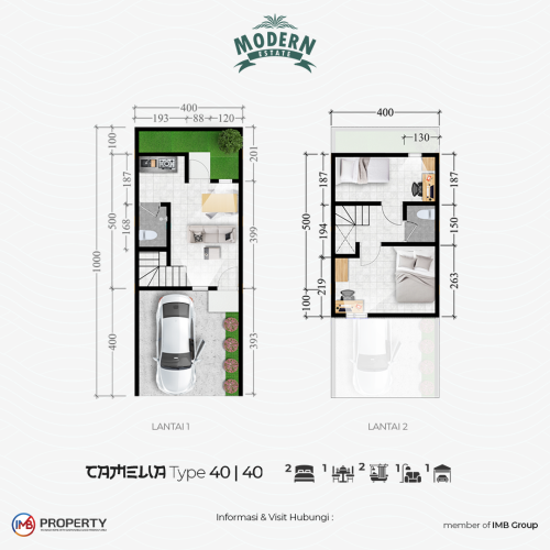 IMB Property Kyoto Modern Estate Rumah di Makassar