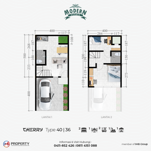 IMB Property Kyoto Modern Estate Rumah di Makassar