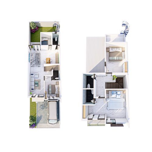 Denah Fillea type 112 Bukit Khatulistiwa 1 IMB Property Rumah Makassar Gowa