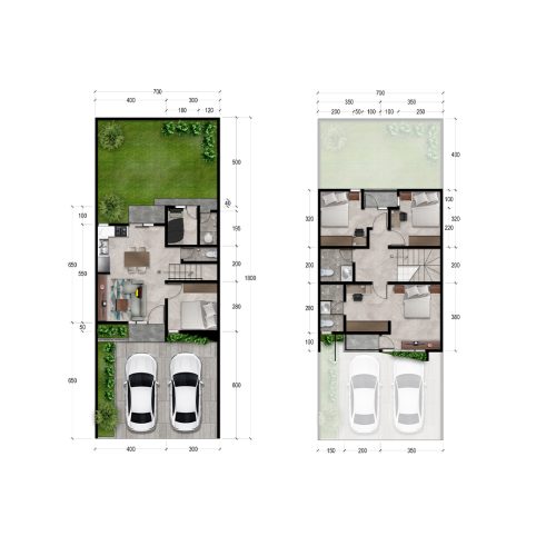 Denah Vasaka type 100 Villa Butta KAraeng IMB Property Rumah Makassar Gowa