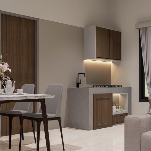 Orchard Interior 2 type 70 Modern Estate IMB Property Rumah Makassar Gowa